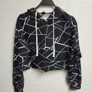 Abstract Midriff- Size Medium